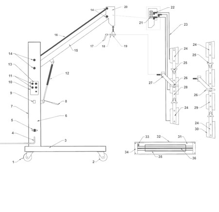 Hand Held Stand With Slider Bracket